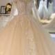 Luxus Brautkleider Spitze Ärmel | Hochzeitskleider A Linie Online Modellnummer: XY648