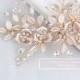 Rose gold Champagne color wedding hair accessory, Wedding hair accessory , Bridal hair pin, Wedding hair pin