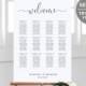 Wedding Seating Chart Template, TRY BEFORE You BUY, Printable Seating Plan, 100% Editable, Wedding Poster