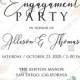 Engagement party invitation Marsala peony rose pampas grass pdf custom online editor