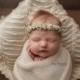 Olivia--Newborn Flower Crown--Newborn Photography Prop--Newborn Flower Halo