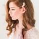 Rose gold hair comb - multiple colors -Ready to ship* - Style 3009
