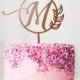 Initial Cake Topper - Monogram Cake Topper - Wedding Cake Topper - Custom Cake Topper - Personalized Cake Topper for Wedding