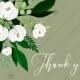 Thank you card greenery herbal grass white peony watercolor pdf custom online editor 5.6*4.25''