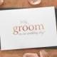 ROSE GOLD FOIL Wedding Card to Your Bride or Groom on Your Wedding Day Card for Groom, Fiance, Love on Our Wedding Day Notecard CS08 Single