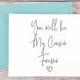 You Will Be My Cousin Forever Card, Bridesmaid Proposal Card, Will You Be My Bridesmaid Card, Cousin Card, Maid of Honor Card - (FPS0061)