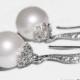 White Pearl Bridal Earrings, Pearl Drop Earrings, Swarovski 10mm Pearl Silver Earrings, Pearl Dangle Earrings, Wedding Bridesmaids Jewelry