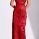 Fashion Abendkleider Lang Rot | Spitze Abendmoden Online Modellnummer: XY653
