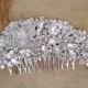 Gatsby Wedding Hair Comb, Crystal Bridal Hair Comb, Art Deco Wedding Hair Piece,  Bridal Hair Accessory