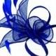 Royal blue, blue, cobalt blue, deep blue, bright blue, Fascinator, fascinators, Fascinator hat, hat, hatinator, wedding, ascot, derby, races