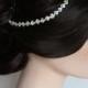 Silver Rhinestone Bridal Headband,Bridal Accessories,Wedding Accessories,Crystal Wedding Hairband,Bridal Headpiece,#H31