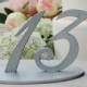 Silver Glitter Wedding Table Numbers, Silver Table Number for Weddings, Metallic Table Number, Wedding Table Decor, Wedding Reception Table