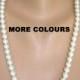 Long Pearl Necklace, Swarovski Pearls, 2 Strand Pearl Choker, Detachable Strands , Bridal Choker, Art Deco Style, Wedding Jewelry, Prom