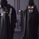 slashed dress Morticia Addams black gothic hood hoodie