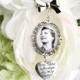 Bride Bouquet Memory Charm Wedding Bouquet Charm Gift for Bride Photo Charm for Bridal Bouquet Wedding Gift for Bride 1, 2 or 3 Photo Charms