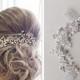 Wedding hair comb, bridal hair comb, bridal headpiece,wedding hair piece, bridal hair piece,bridal hair accessory, crystal hair vine