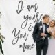 Custom Wedding Backdrop, Wedding Reception Calligraphy Backdrop, Wedding Tapestry Backdrop,Wedding Reception Banner / W-A104-TP AA3