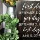 Our Love Story Sign // Wedding Sign // Rustic Wedding Decor