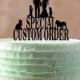 Special Custom Order Wedding Cake Topper