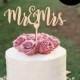 Mr & Mrs cake topper, Mr and Mrs Wedding Cake Topper, Shower Cake Toppers, Mr and Mrs Cake Topper, gold Cake Topper, Glitter, Silver CT-030