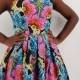 Amaka African midi dress// African dress / African print dress / African print fabric / African dresses for women
