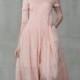 linen dress, luscious pink dress, maxi dress, wedding dress, bridal dress, maxi linen dress, pintuck dress, maxi formal dress 