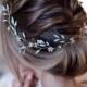 Bridal hair piece Bridal hair vine Blue Opal Bridal hair vine Wedding hair piece Wedding hair Accessories Wedding hair vine