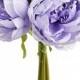 New Artificial 9.5″ Peony Bouquet x 5 Lavender, Lavender Wedding Bouquet, Lavender Wedding Flowers