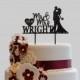 Custom Wedding Cake Topper, Custom Calligraphy Personalized Cake Topper for Wedding, Custom Wedding Cake Topper Mr & Mrs Wright couple