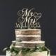 Personalized Wedding Cake Topper - Cake Decor - Wood Cake Topper - Wedding Decoration
