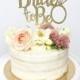 Bride to Be Cake Topper.  Miss To Mrs - Bridal Shower Cake Topper- Future Mrs- Glitter Cake Topper - She Said Yes - Bachelorette Cake Topper