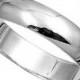 Solid 925  Sterling Ring 4mm Band Ring in Sizes G-Z