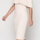 Cape dress "MEGAN style" in vanilla beige, classic shift dress with a cape for wedding or business