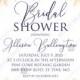Pampas grass bridal shower wedding invitation set pink peony flower pdf custom online editor 5x7 in