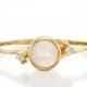 opal diamond engagement ring 3 stone ring 14k gold ring very thin band
