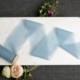 Something Blue Silk Ribbon; 100% Silk; Hand ripped; blue Wedding bridal bouquet, invitations, favors, wedding photography styling
