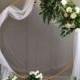 Circle decor arch for wedding ceremony, round wedding arch, Flower arch for backdrop decoration, 1 pcs stand without flowers