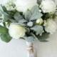 Bride or bridesmaid bouquet roses - bridal bouquet - boho wedding - artificial bouquet - silk flower bouquet - boho bouquet - wedding flower