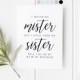 Found My Mister Still Need My Sister, Will You Be My Maid Of Honor, Bridesmaid Proposal, Card For Maid Of Honor, Maid Of Honor Proposal Card