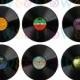 Edible Vinyl Record Cupcake, Cookie, Oreo or Drink Toppers - Wafer Paper or Frosting Sheet