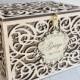 Personalized Wedding Card Box With Slot Lock Wedding money box Rustic card box Lockable card box Wedding bank Wedding card box Wedding card