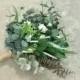 Greenery bouquet 16"/ Greenery wedding / Eucalyptus bouquet / Succulent bouquet / Leaves bouquet / rustic wedding / woodland wedding/ green