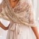 Lace wedding shawls, Bridal cover up, Lace shawl for wedding