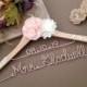 Personalized Bride Hanger / Wedding Hanger /Bridesmaid gift / Bridal Hanger / Bridal Shower Gift / Bridal Party / Graduation Gift/