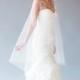 Isabelle Veil - Single Tier, Waltz Length Veil, Ballet Length Veil, Wedding Veil, Bridal Veil, Fingertip Veil, Straight Veil, Short Veil