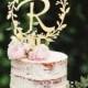 Wooden Cake Topper Initials Cake Topper Monogram Cake Topper Wreath Cake Topper Wedding Cake Topper Names Cake Topper Custom Cake Topper