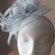 Powder Baby Blue Fascinator and Feather Fascinator on a hairband, races, weddings, special occasions, Ascot, Mother of the Bride