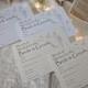 Wedding Words of Wisdom / Advice Cards for the Bride and Groom - 300gsm Hammered / Linen Card x28