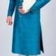 Blue Wedding Jodhpuri suit Achkan Shewani for men / plus size available