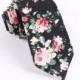 DAN Skinny Floral Tie 2.36"